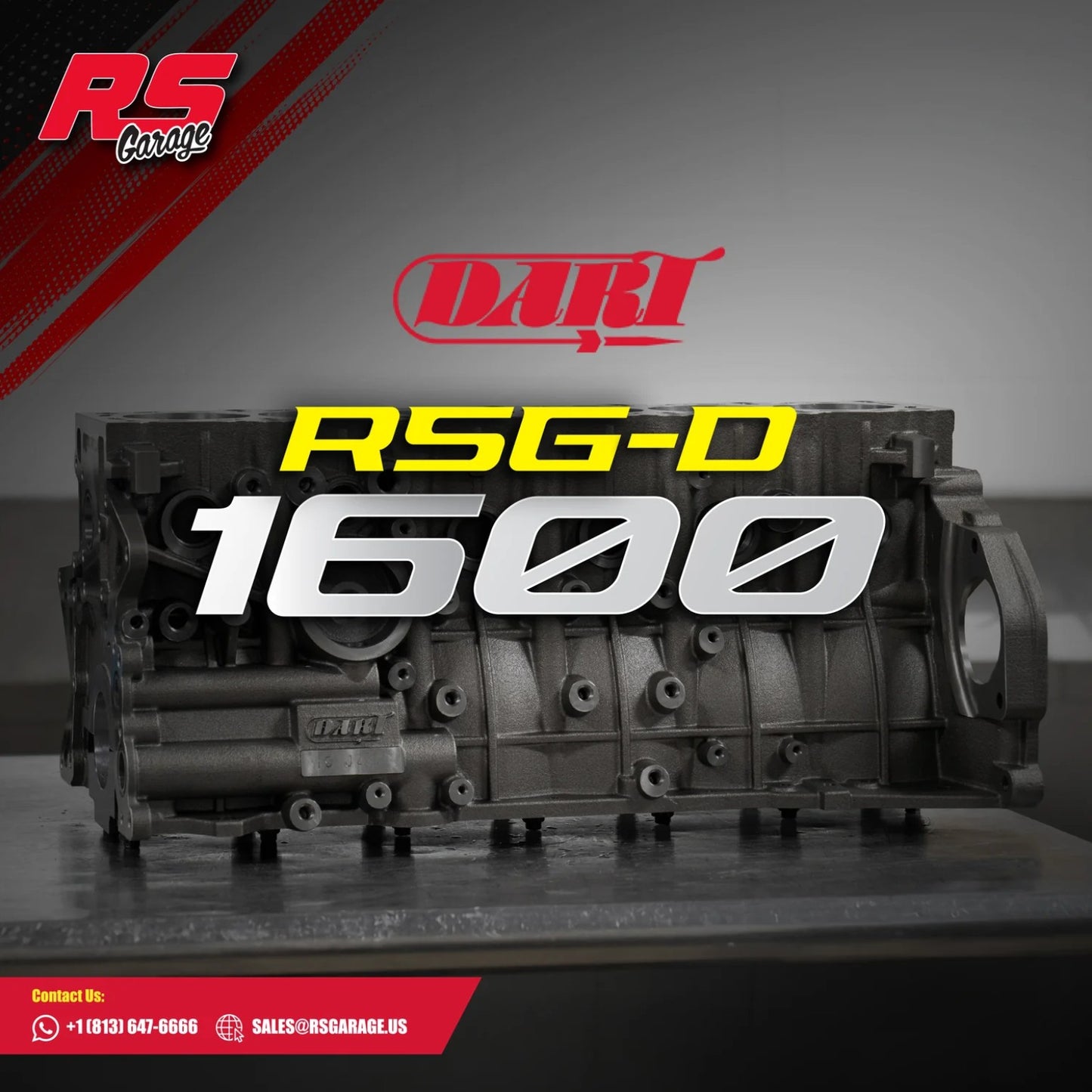 RSG 1600 DART Shortblock